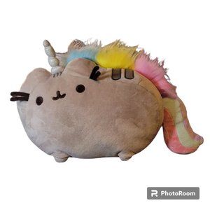 GUND Pusheen Pusheenicorn, Premium Plush Unicorn Cat Stuffed Animal, Rainbow